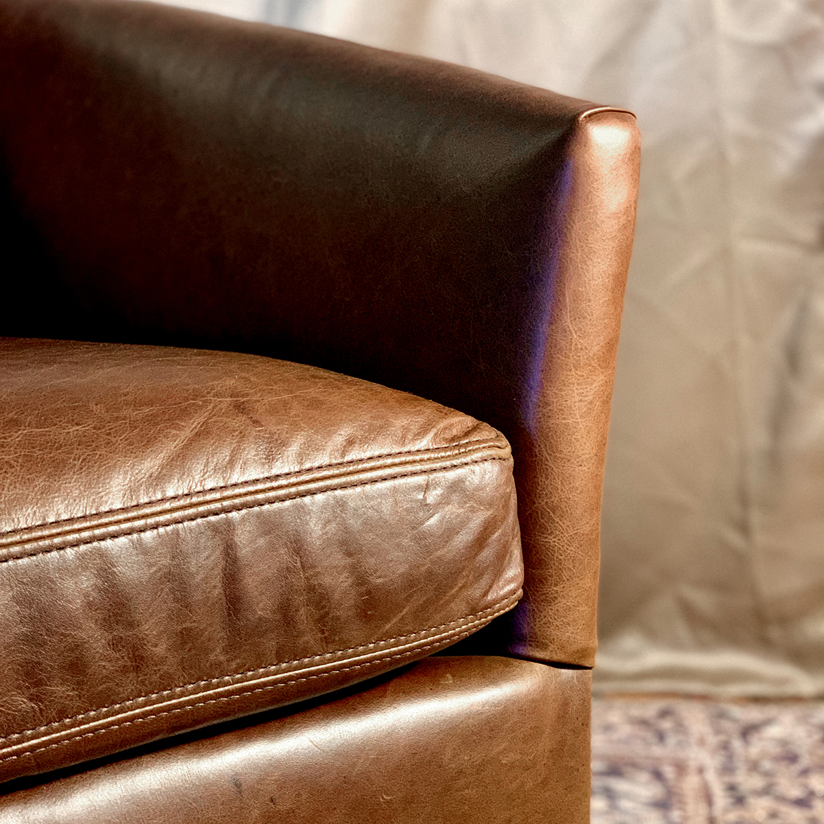 Dunmore Chair in Mad Dog Coffee Leather