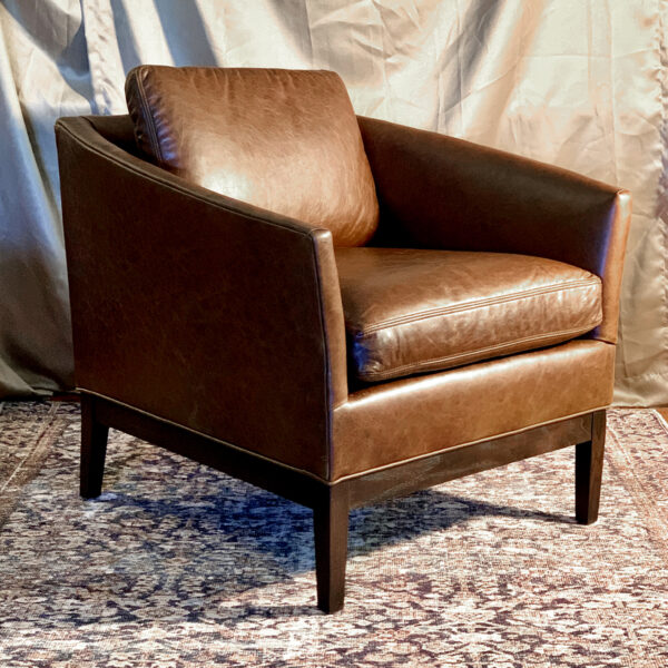 Dunmore Chair in Mad Dog Coffee Leather